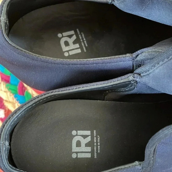 Iri black white red  platform track sneakers - Picture 4 of 8